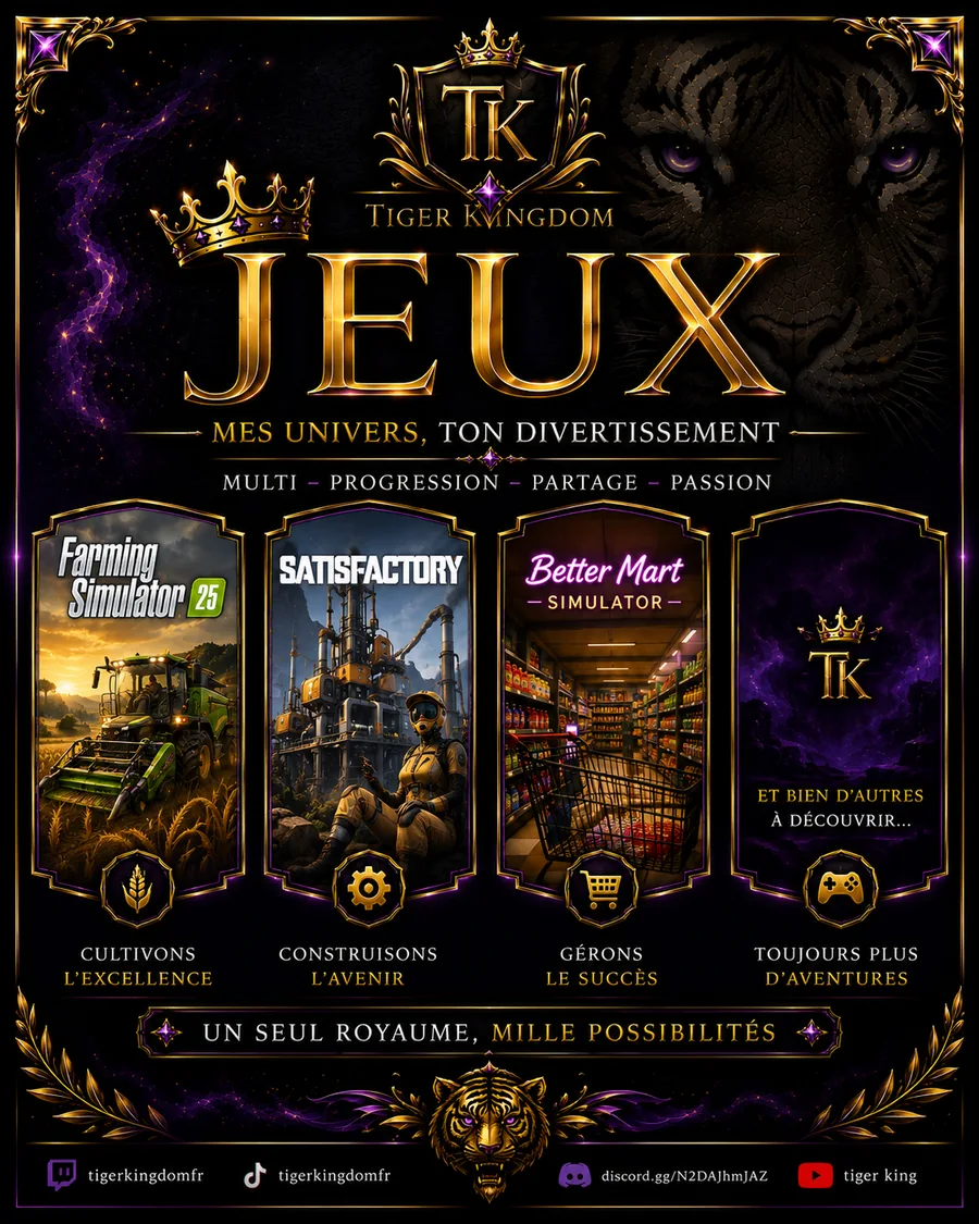Affiche officielle des univers du Kingdom