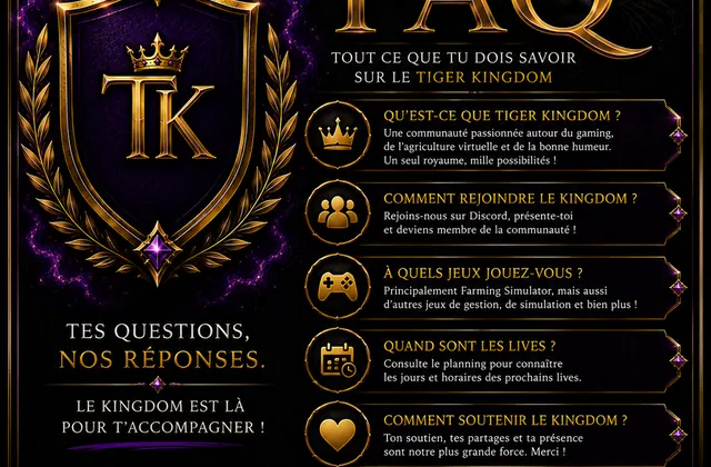 FAQ officielle Tiger Kingdom