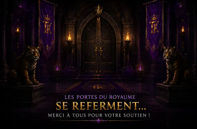 Écran de fin de live