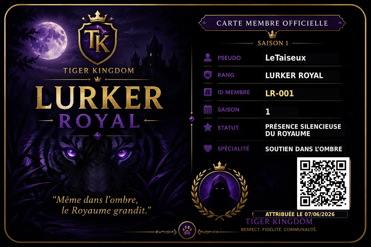 Carte officielle LeTaiseux